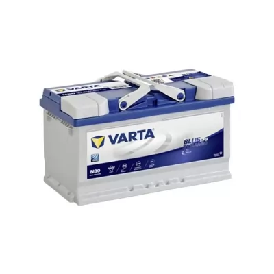 12 VOLT 80 AH EFB N80 VARTA AKÜ