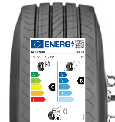 11 R22.5 REG RHS II 148/146M TL